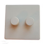 Admore-2 Gang 1000W Dimmer White-2X1000Dmw