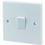 Admore-1Gang 2Way Switch White-Vk0002