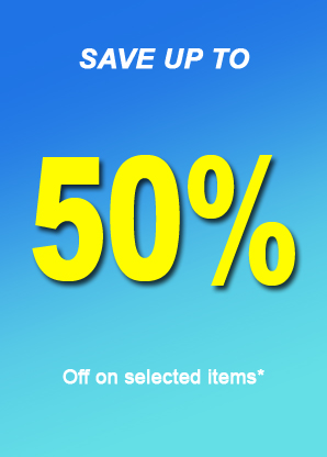 Sale up to 60% off on selected items*