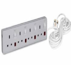 Admore-13A 4Gang Extension Socket W/O Switch W/3Mwir-Sb01177 - Apex ...