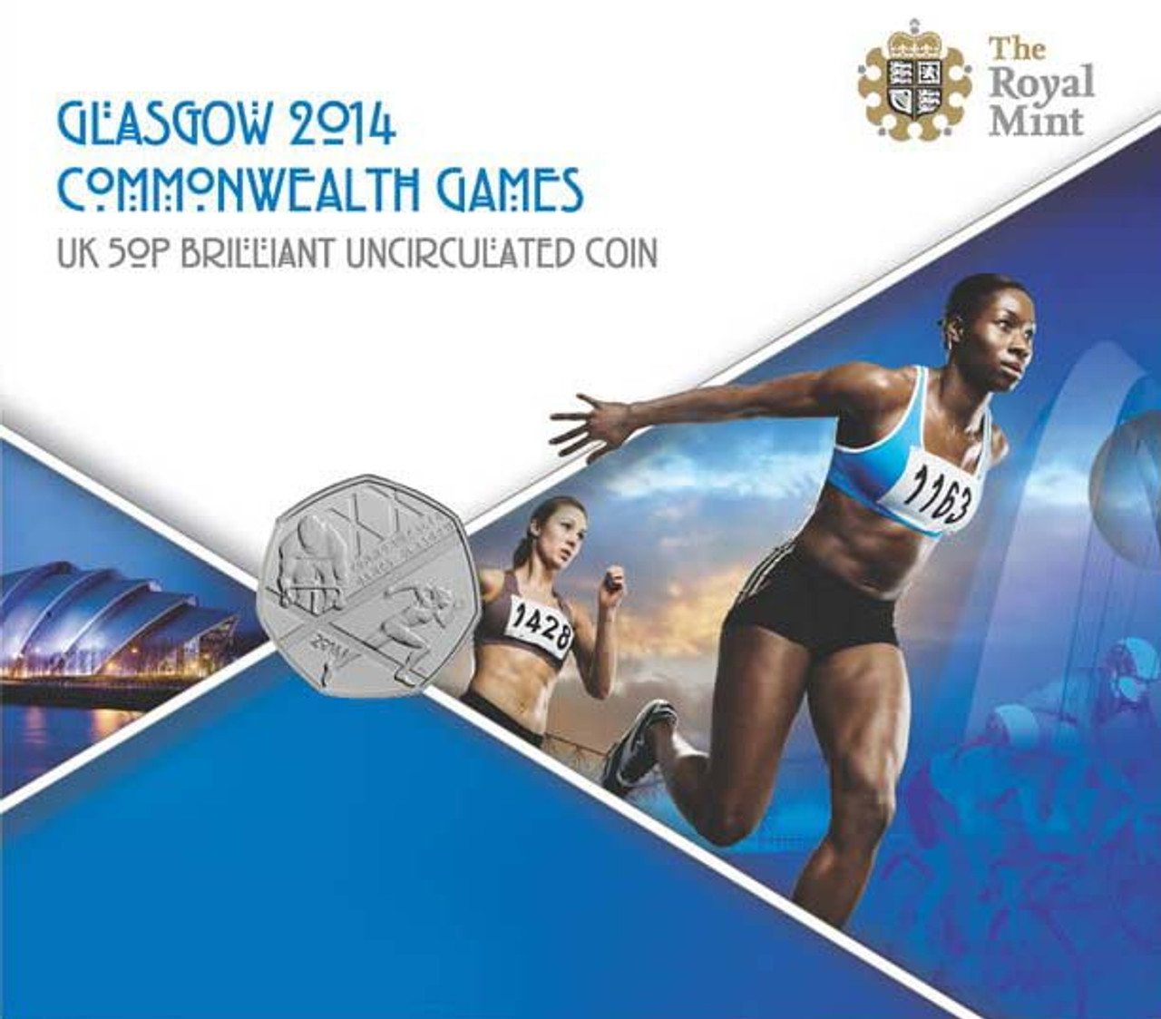 UK 2014 50p Glasgow Commonwealth Games Uncirculated Coin Town Hall Coins and Collectables UK 2014 50p Glasgow Commonwealth Games Uncirculated Coin Town Hall Coins and Collectables