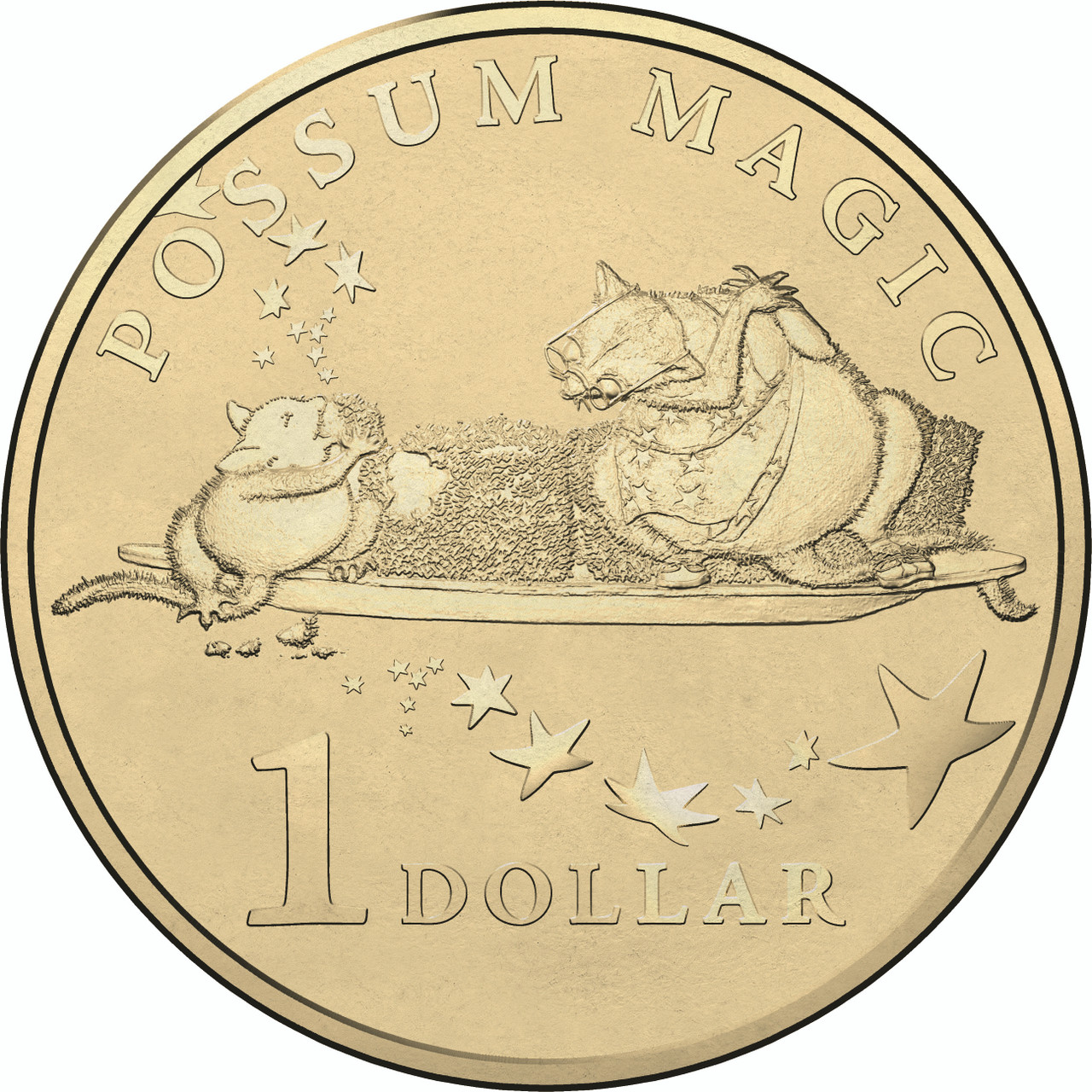 2017 Possum Magic Uncirculated 8 Coin Set Town Hall Coins and