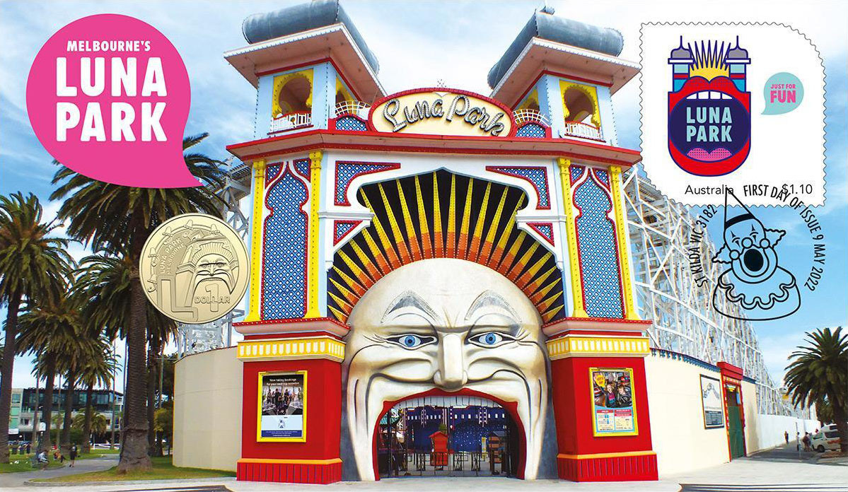 2022 1 L For Luna Park Melbourne PNC Town Hall Coins and Collectables