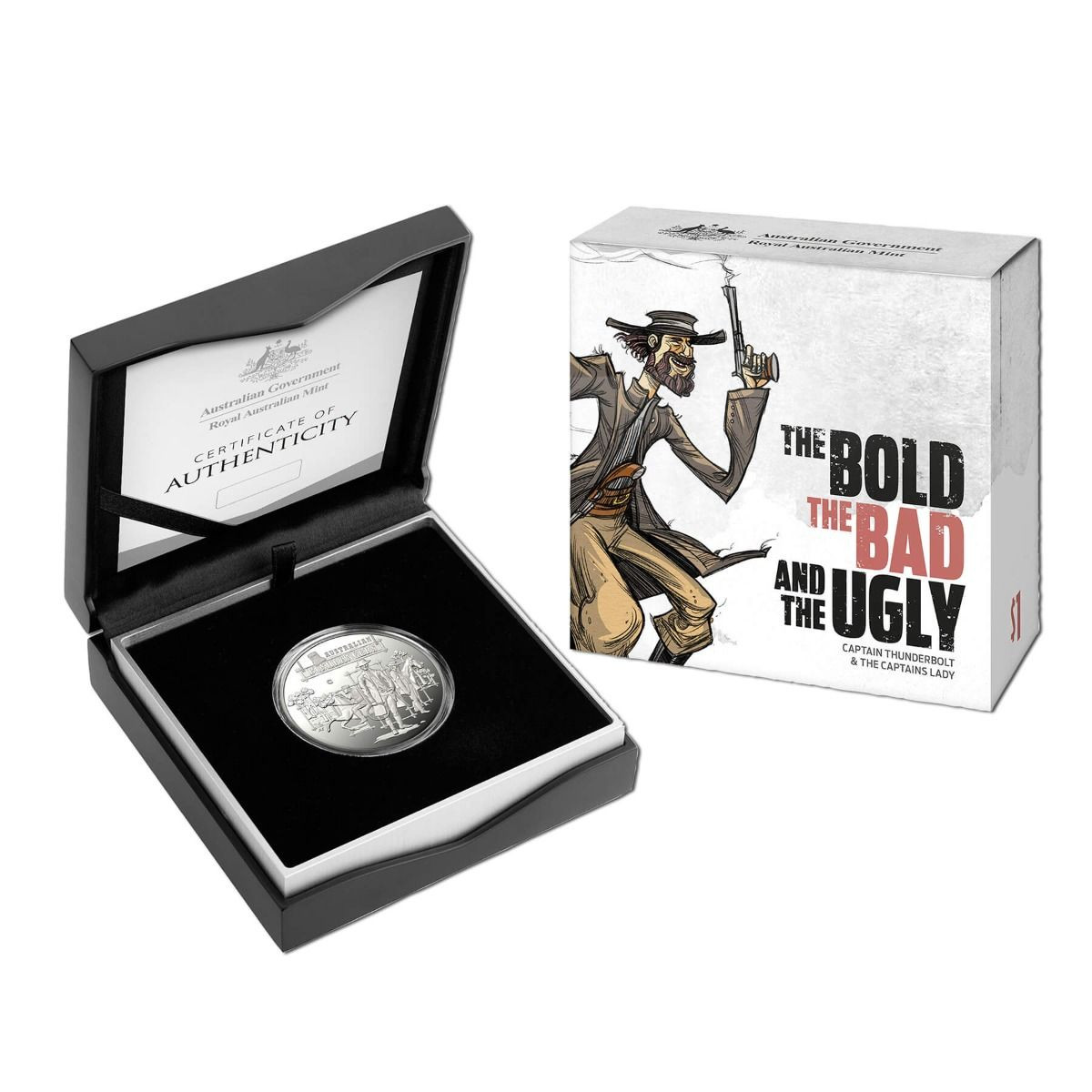 2019 1 Australian Bushrangers The Bold The Bad and The Ugly Silver