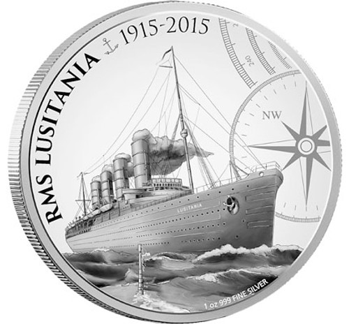 Niue 2015 $2 Disney Cinderella 1oz Silver Coloured Proof Coin