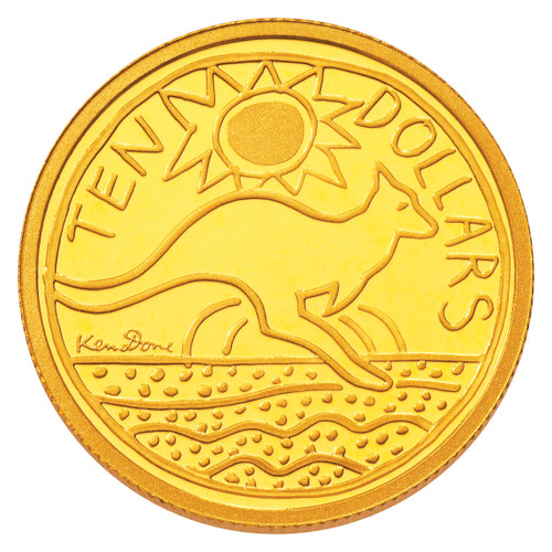 2022 $10 Kangaroo Impressions of Australia 1/10oz Gold Proof Coin