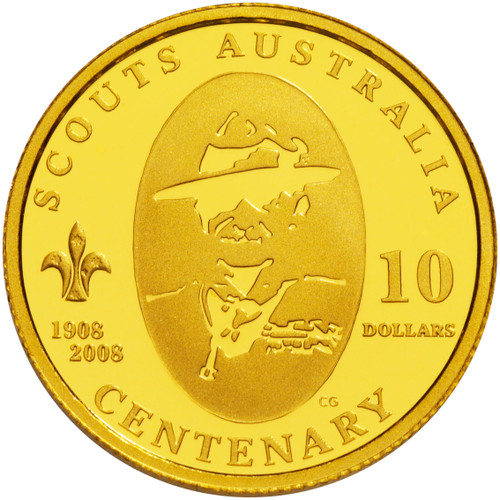 2022 $10 Kangaroo Impressions of Australia 1/10oz Gold Proof Coin