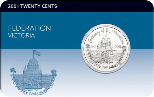 2001 20c Centenary Of Federation Australian Capital Territory UNC Coin 2001-20c-centenary-of-federation-australian-capital-territory-unc-coin