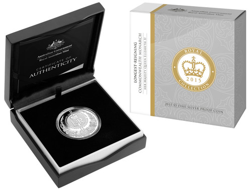 2015 $5 Royal Collection Longest Reigning Commonwealth Monarch Her