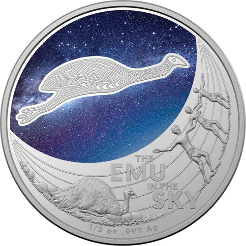 2021 $1 Star Dreaming The Shark In The Stars Beizam 1/2oz Silver