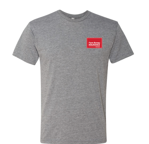 Next Level Tri Blend Heather Grey Unisex T-Shirt