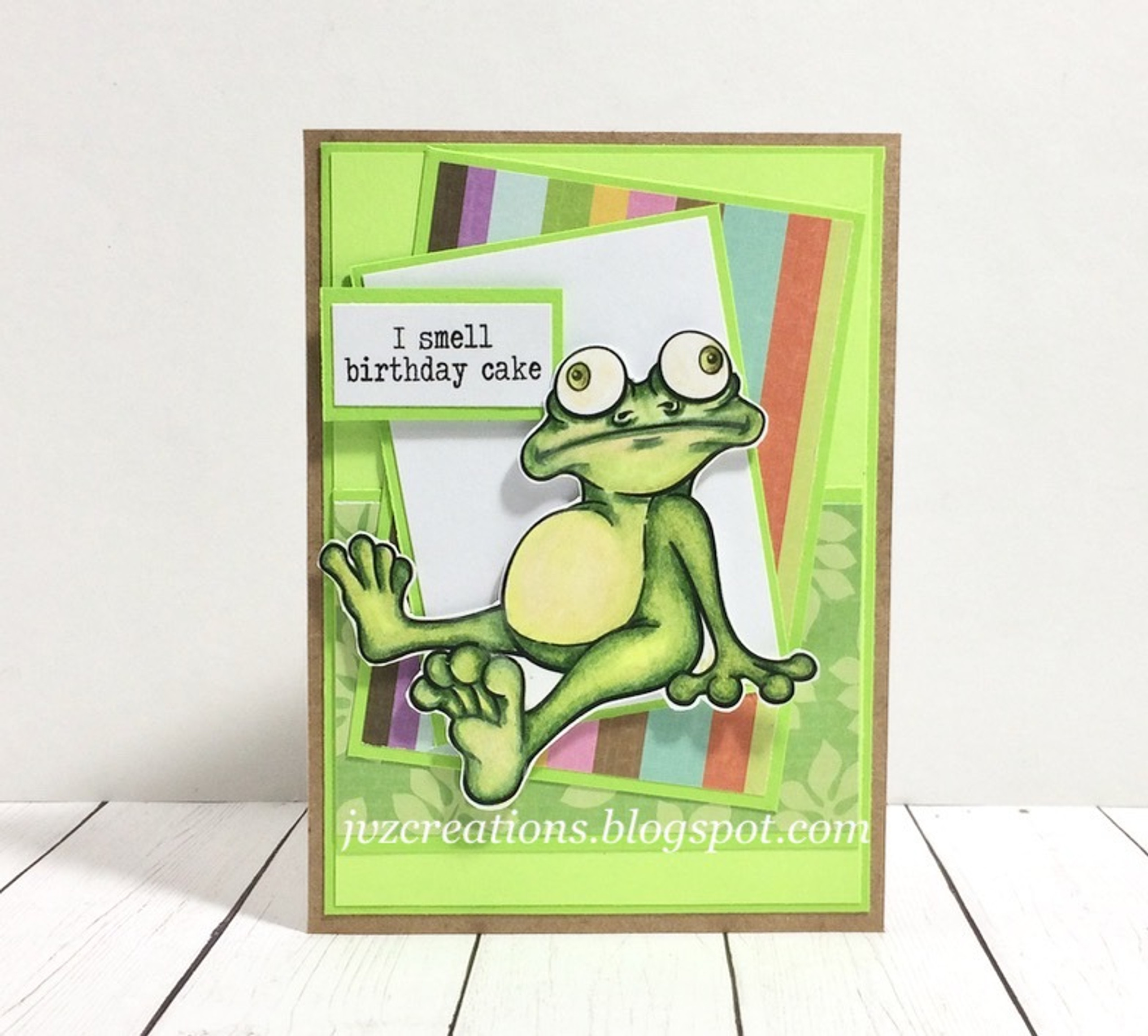 Frog Hop digital stamps - Beccy's Place