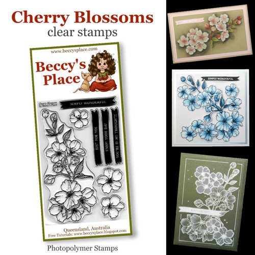 Cherry Blossom clear stamps