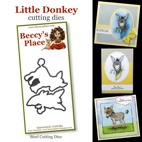 Little Donkey cutting dies