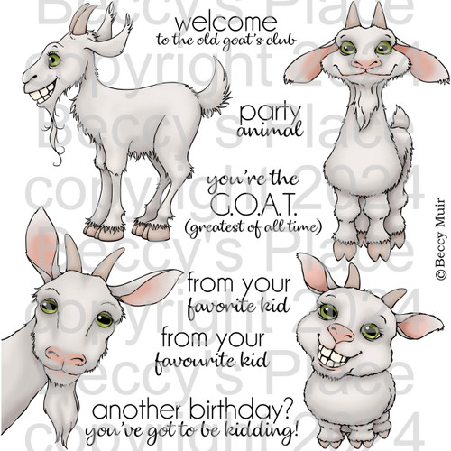 Goat Club digital stamps