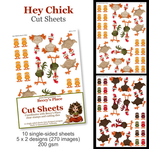 Hey Chick Cut Sheets