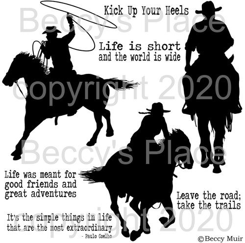 A Drovers Life digital stamps