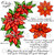 Poinsettia digital stamps