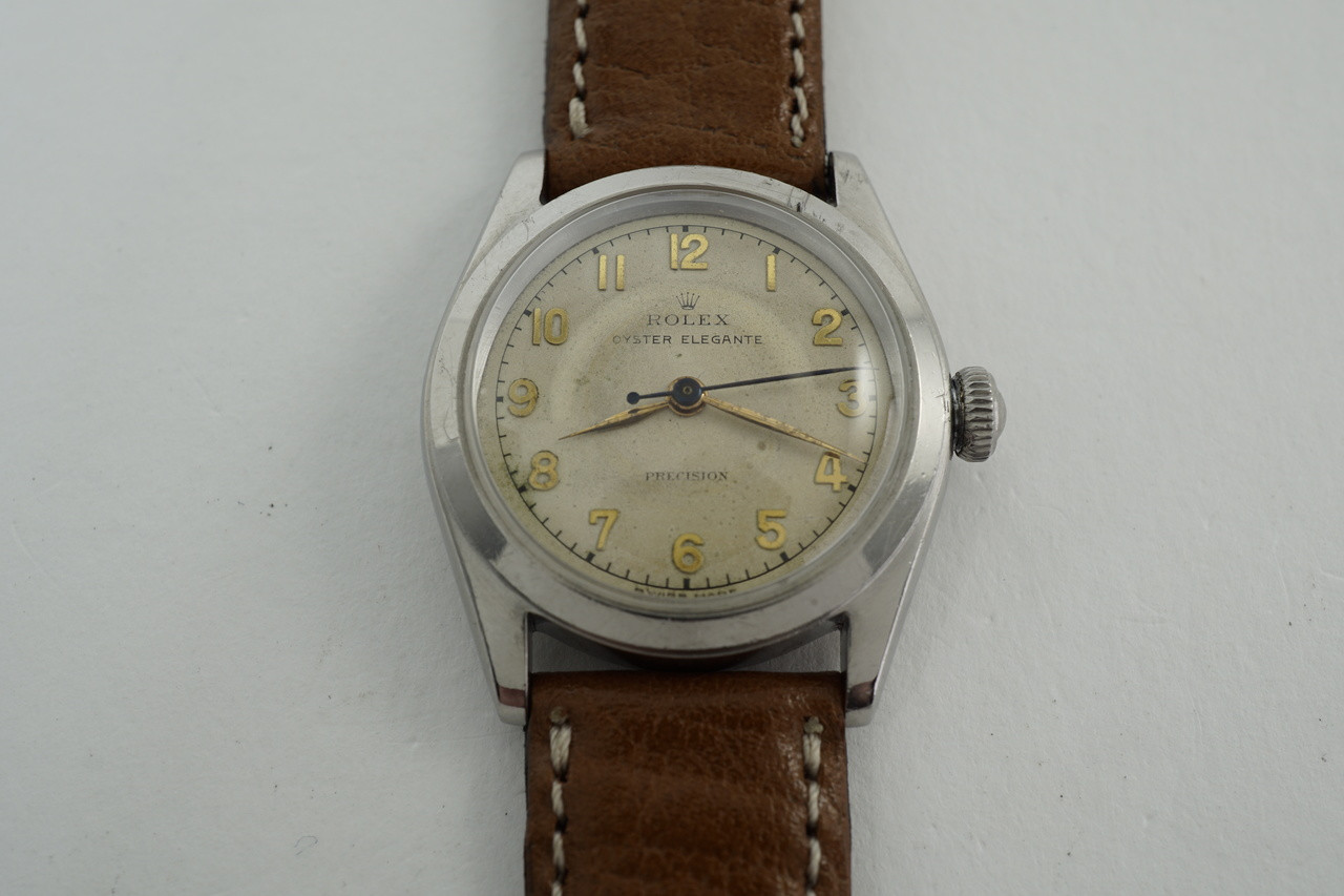 Rolex 4270 Oyster Elegante Precision stainless steel dates 1943