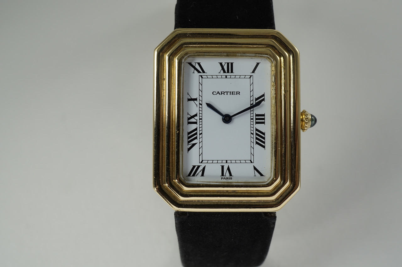 Cartier Rectangle Christallor 18k 