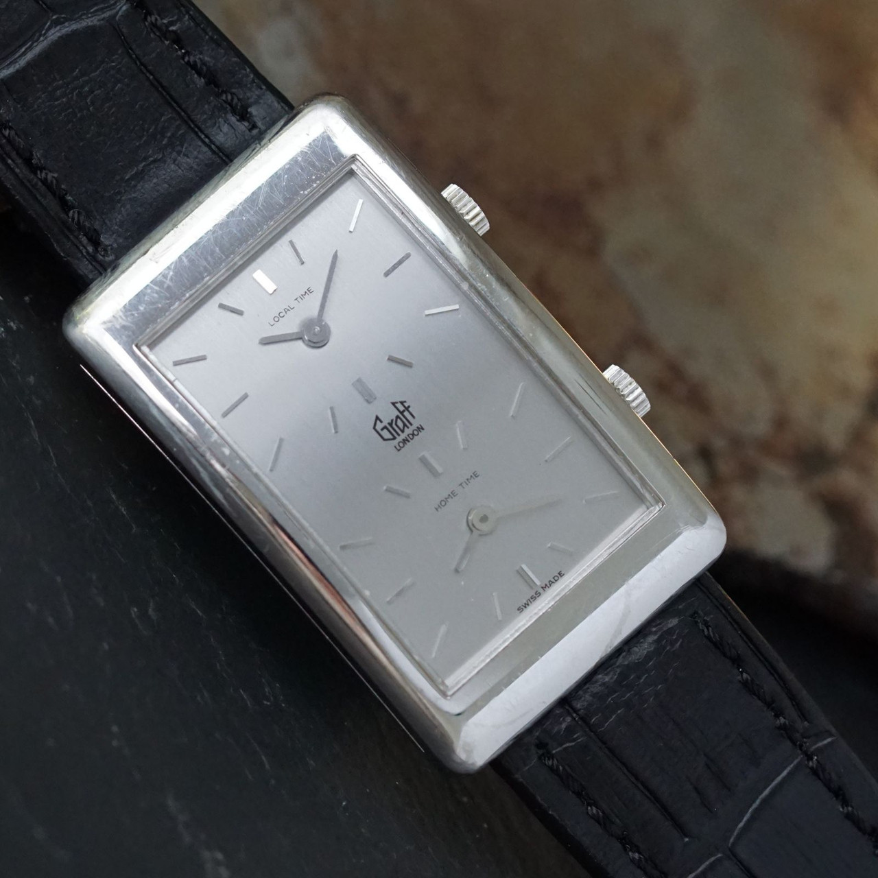 Chopard Retailed by Graff London Two Time Zone 18k White