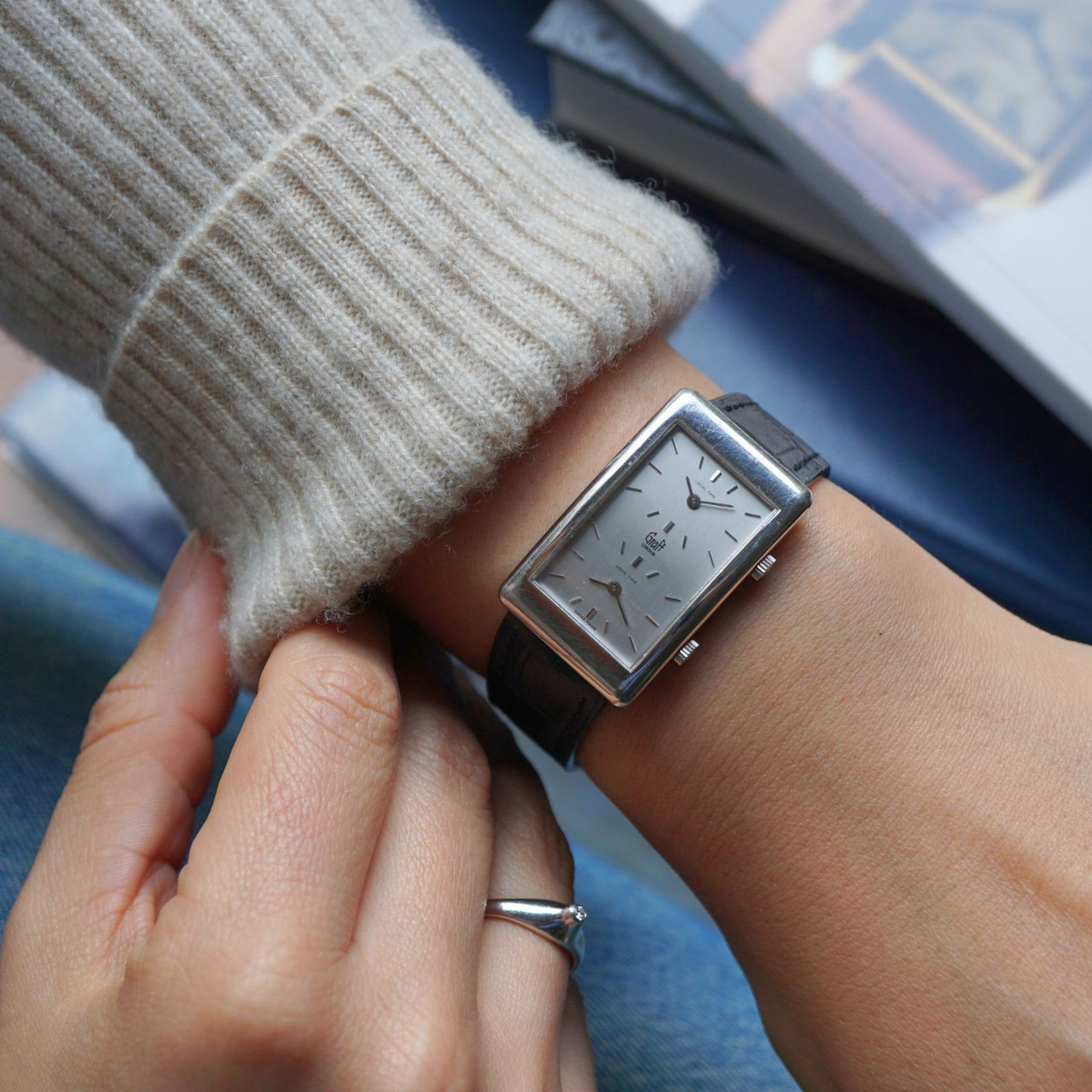 Chopard Retailed by Graff London Two Time Zone 18k White Gold