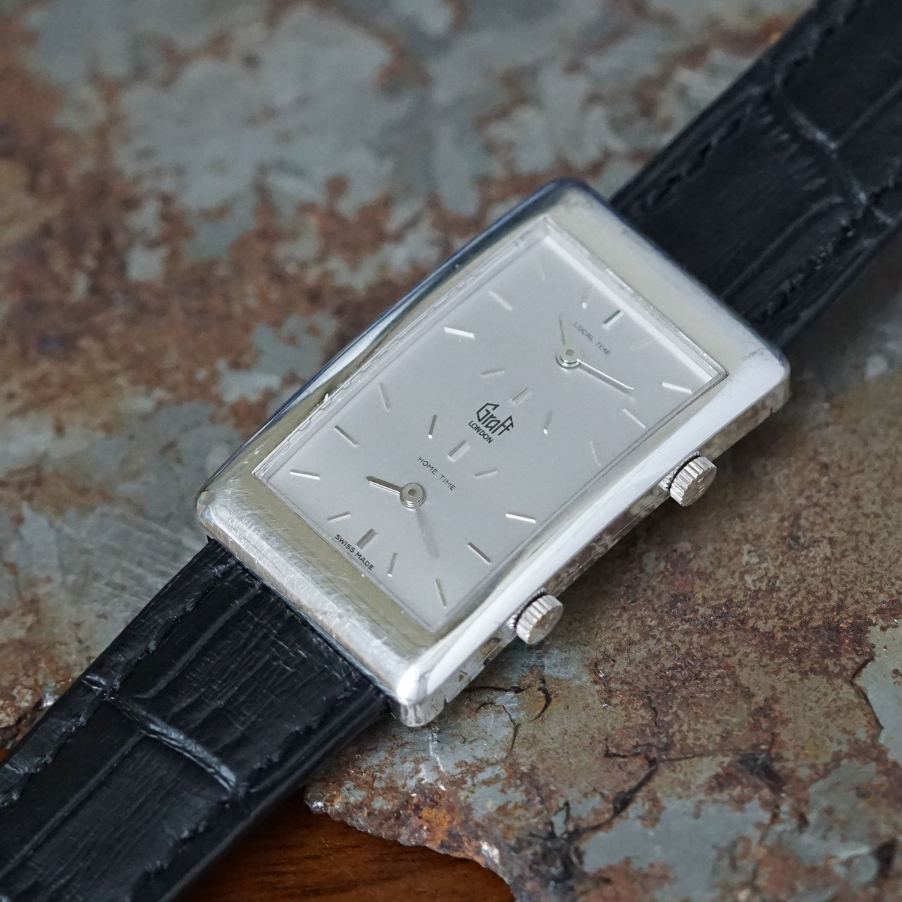 Chopard Retailed by Graff London Two Time Zone 18k White