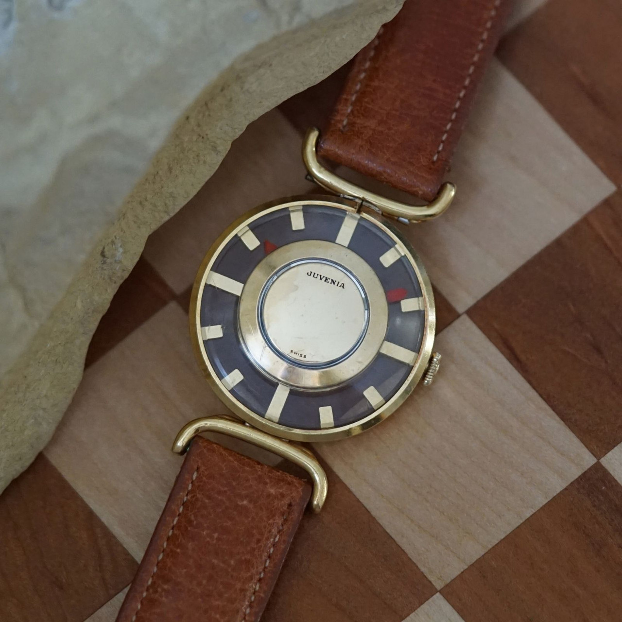 JUVENIA・1960'vintage・Watch　 1960s Vintage Juvenia Cocktail Watch - 'Mystery' Dial – Gauthier