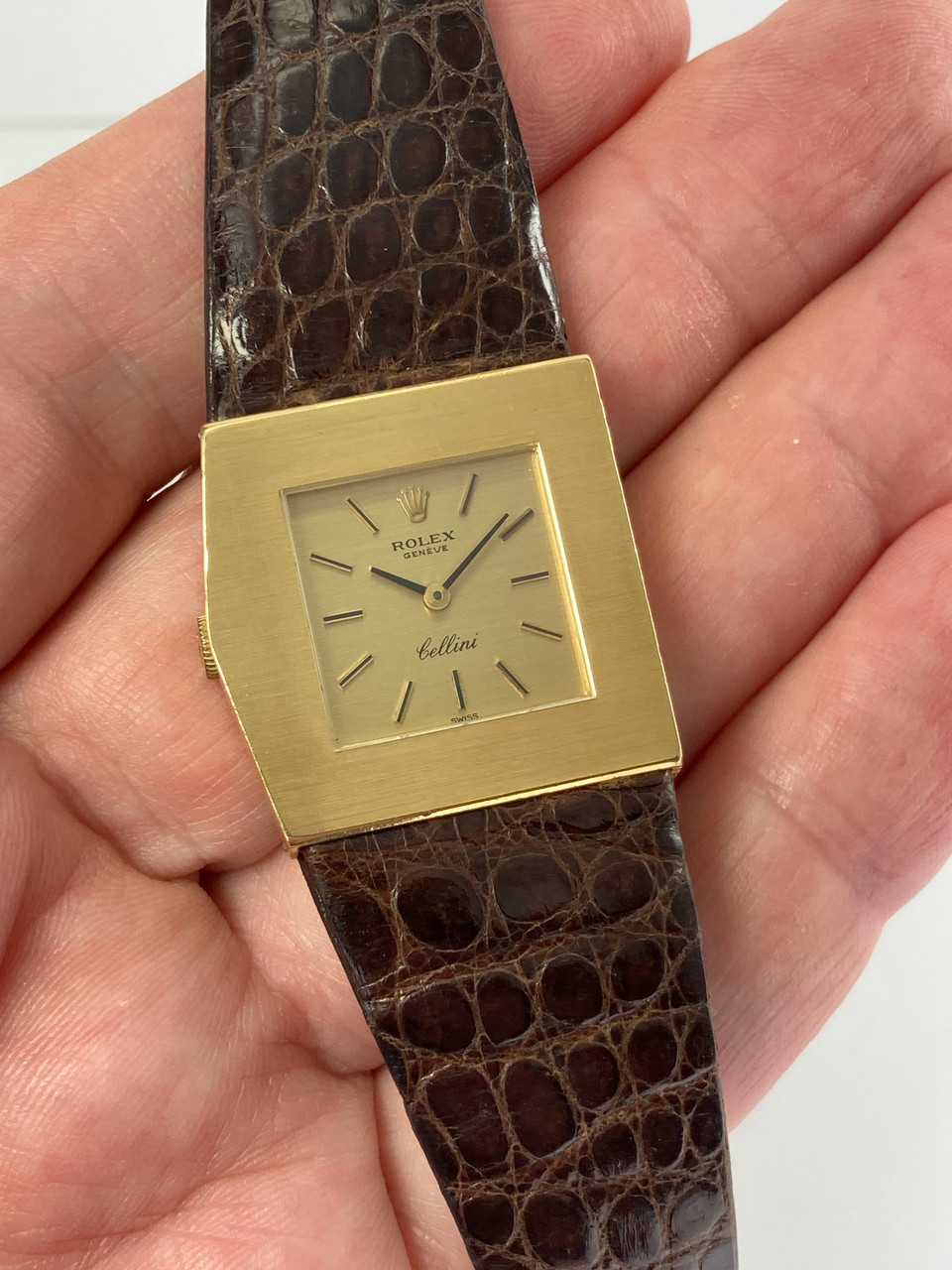 Rolex 4017 Cellini Asymmetrical original strap buckle c. 1975