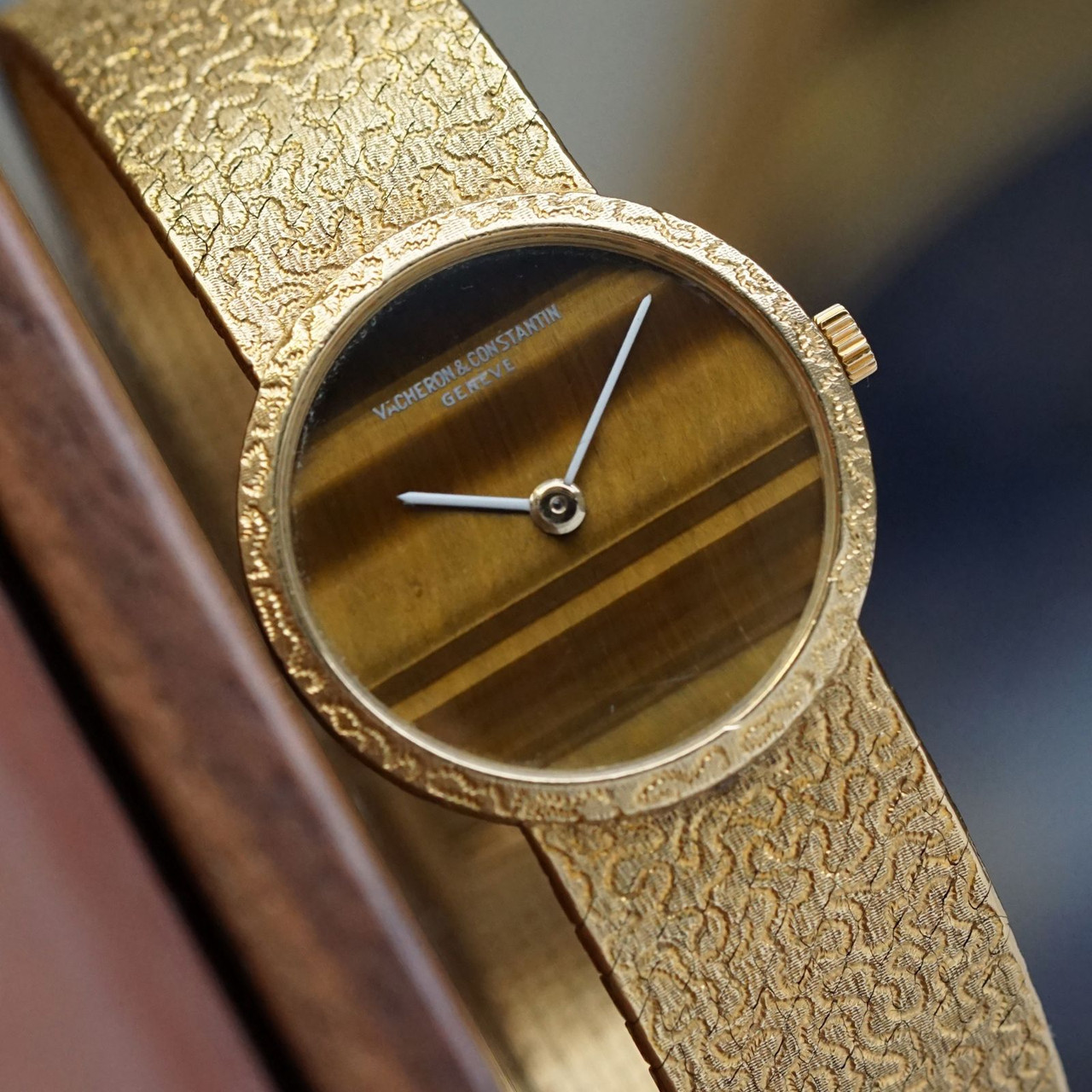 Vacheron Constantin 6898P 18k Yellow Gold Ladies Bracelet Watch