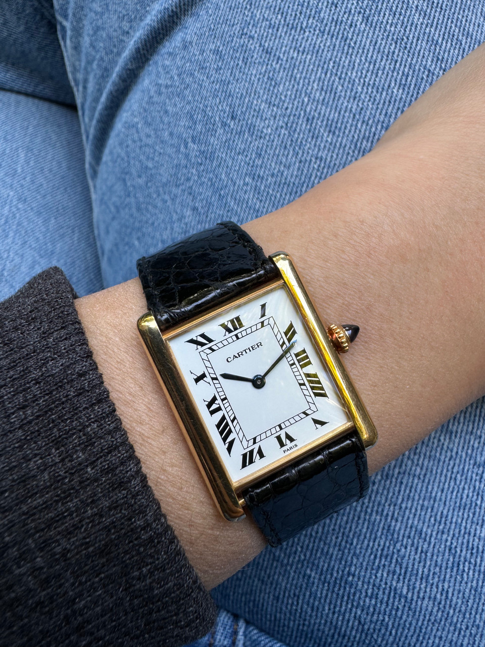 Cartier Tank L.C. Extra Flat Paris Dial 1980s