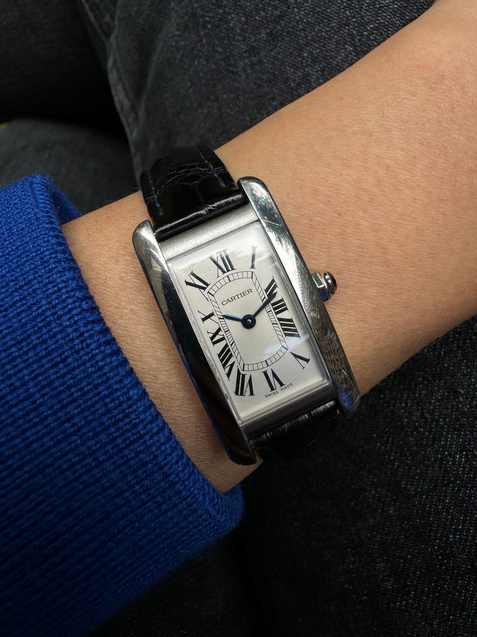 Cartier Tank Americaine 3970 Steel 19mm 2020
