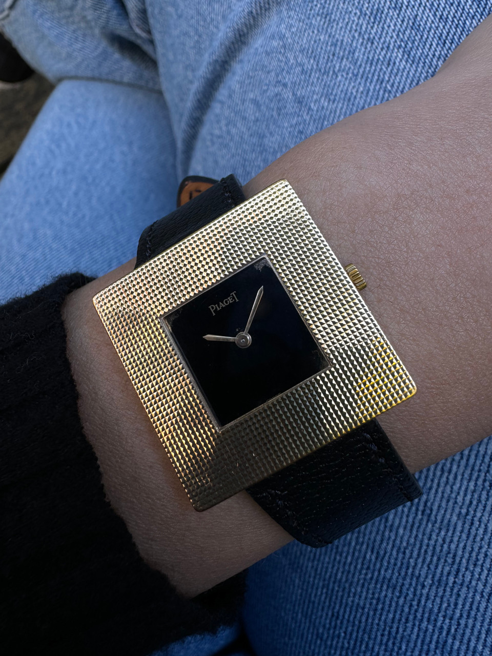 Piaget Square 99014 18k Yellow Gold 1970s