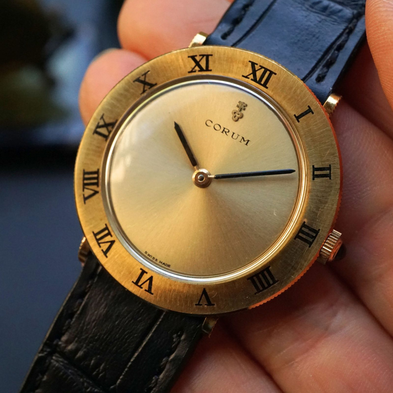 Corum Romulus Ref. 57104 18k Gold 1970s