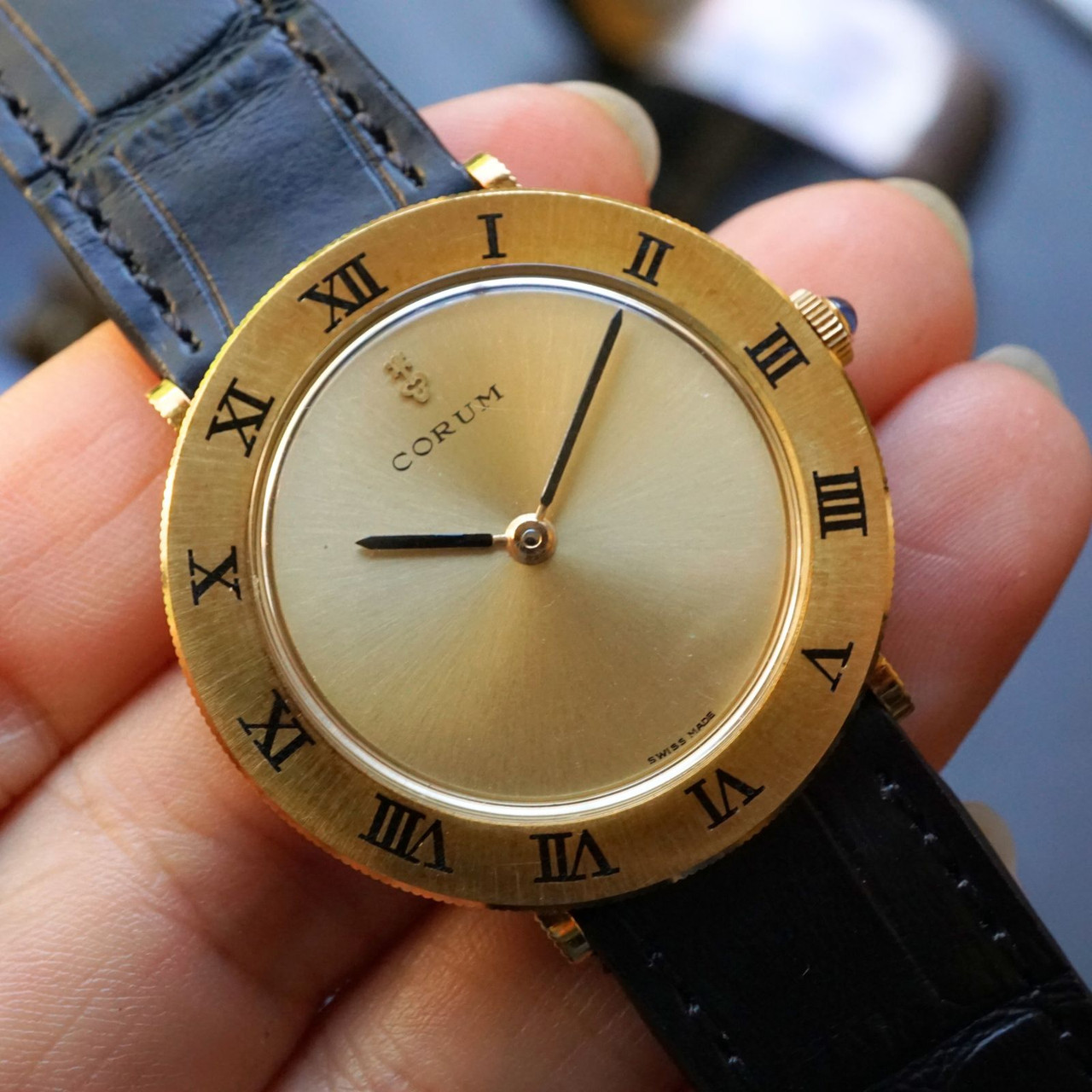 Corum Romulus Ref. 57104 18k Gold 1970s