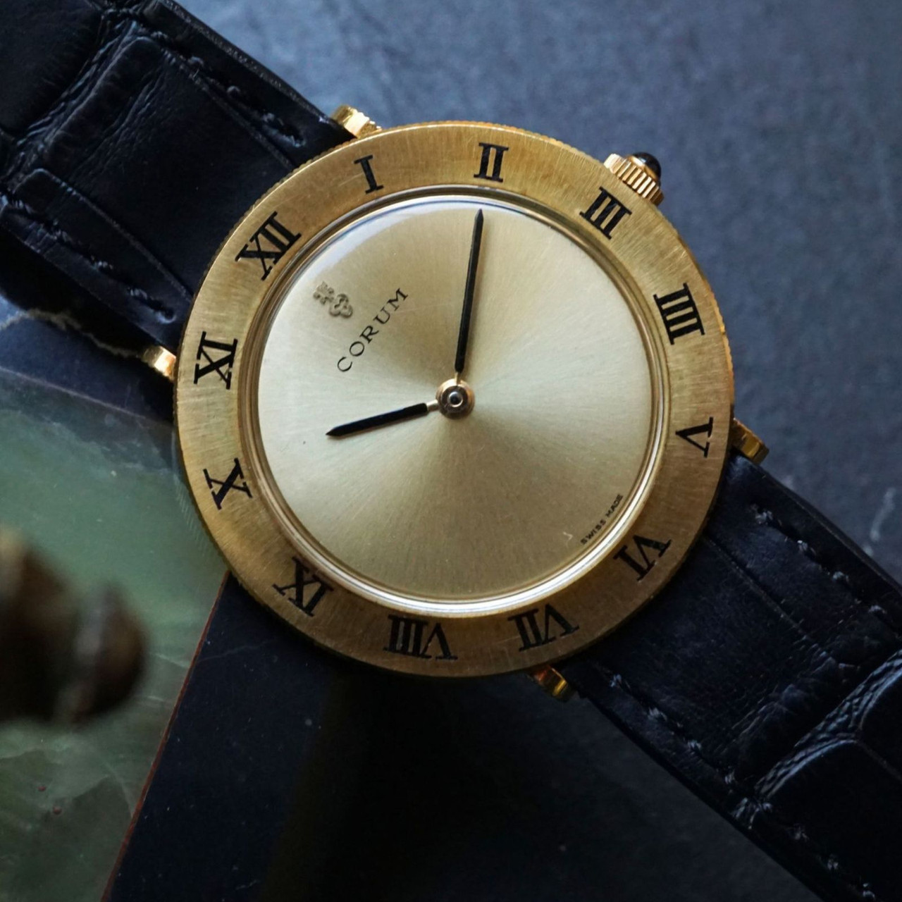Corum Romulus Ref. 57104 18k Gold 1970s