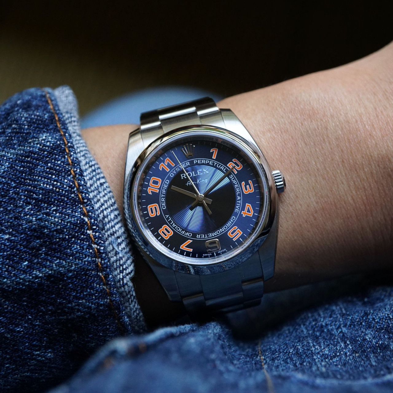 Rolex Air King 114200 Steel Full 34mm 2010