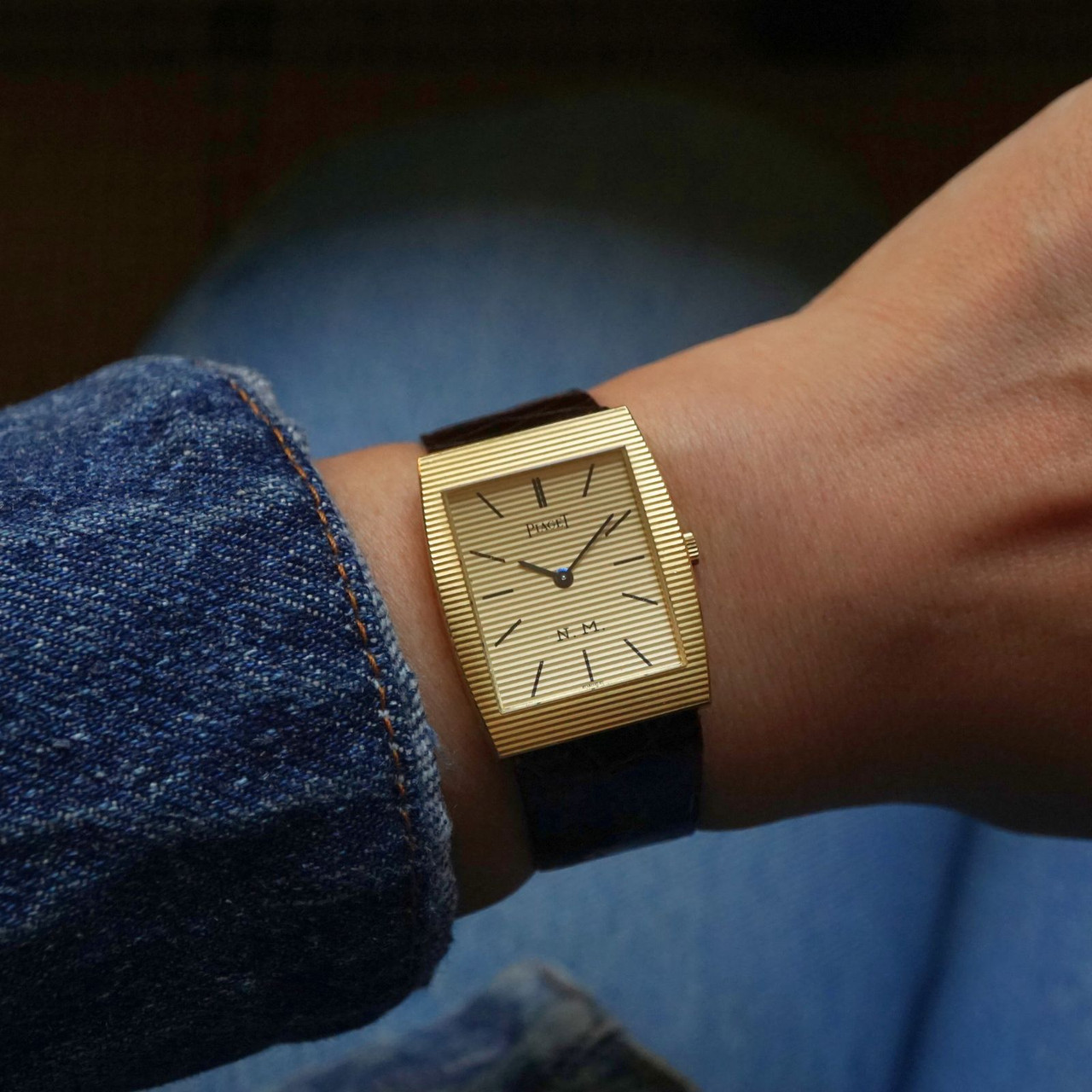 Piaget Ref. 9672 Retailed by Neiman Marcus 18k Gold 1970-80 Piaget Ref. 9672 Retailed by Neiman Marcus 18k Gold 1970-80