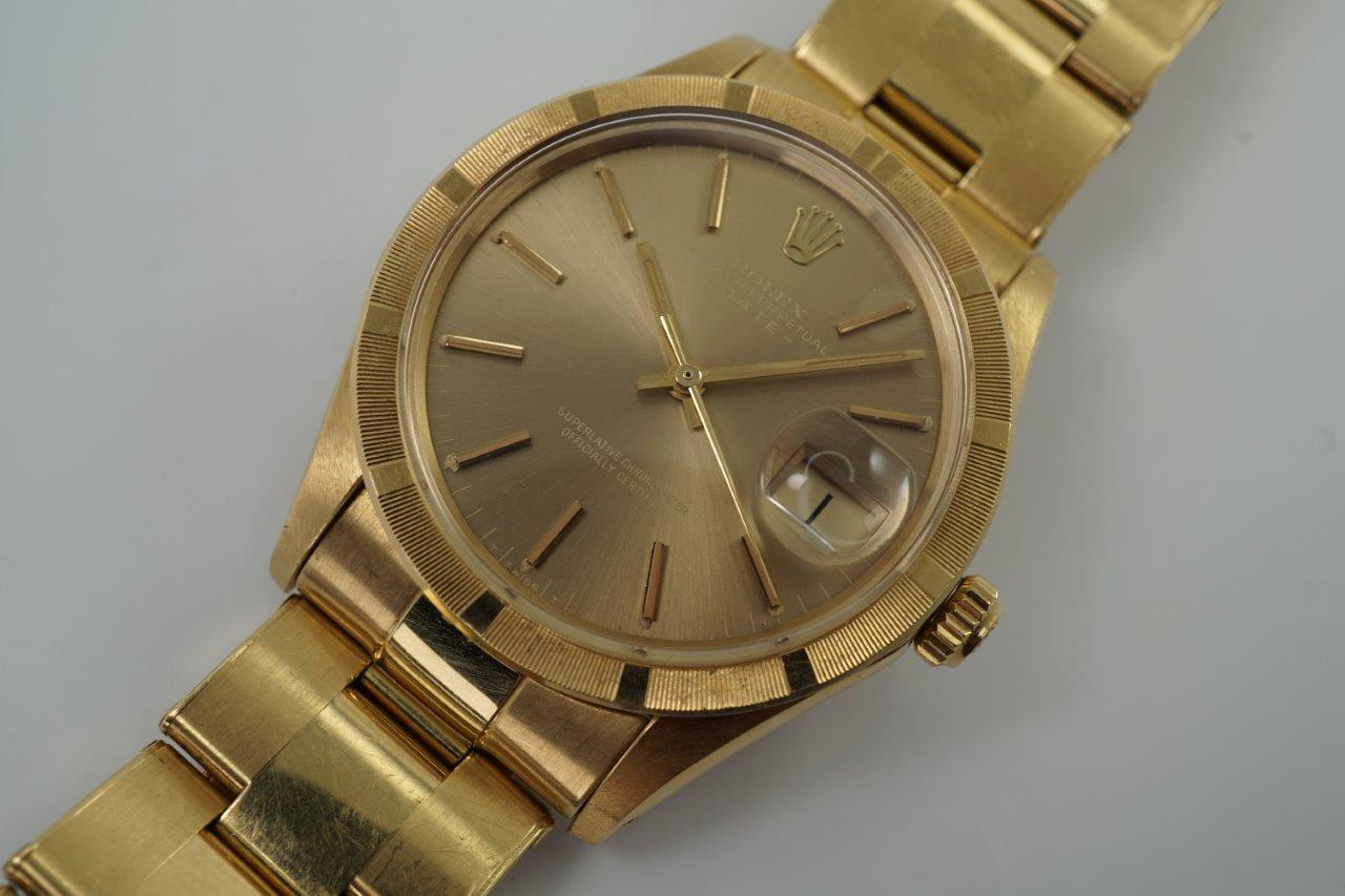 Rolex Date 1501 18k Yellow Gold 1970