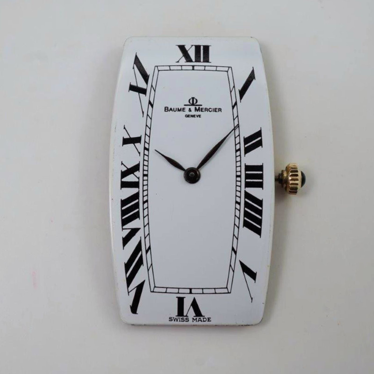 Baume & Mercier Oversized Tank Allongee 18k Gold 1971