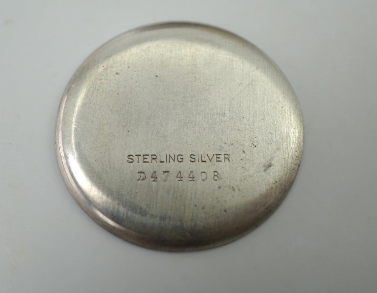 Movado St. Christopher Silver Coin Watch 1950-60s