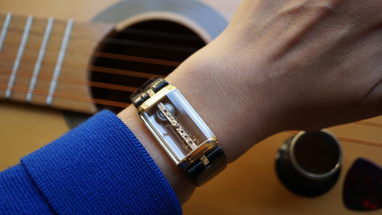 Corum Golden Bridge Ref. 1315056 18k Gold 1990s