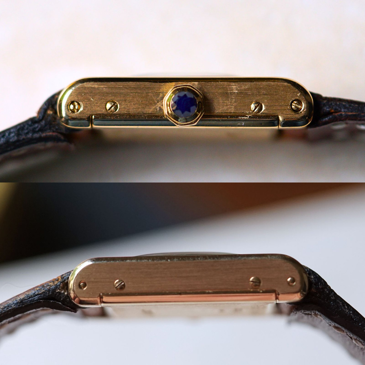 Cartier Tank Normale 78093 18k Gold 20mm 1980s