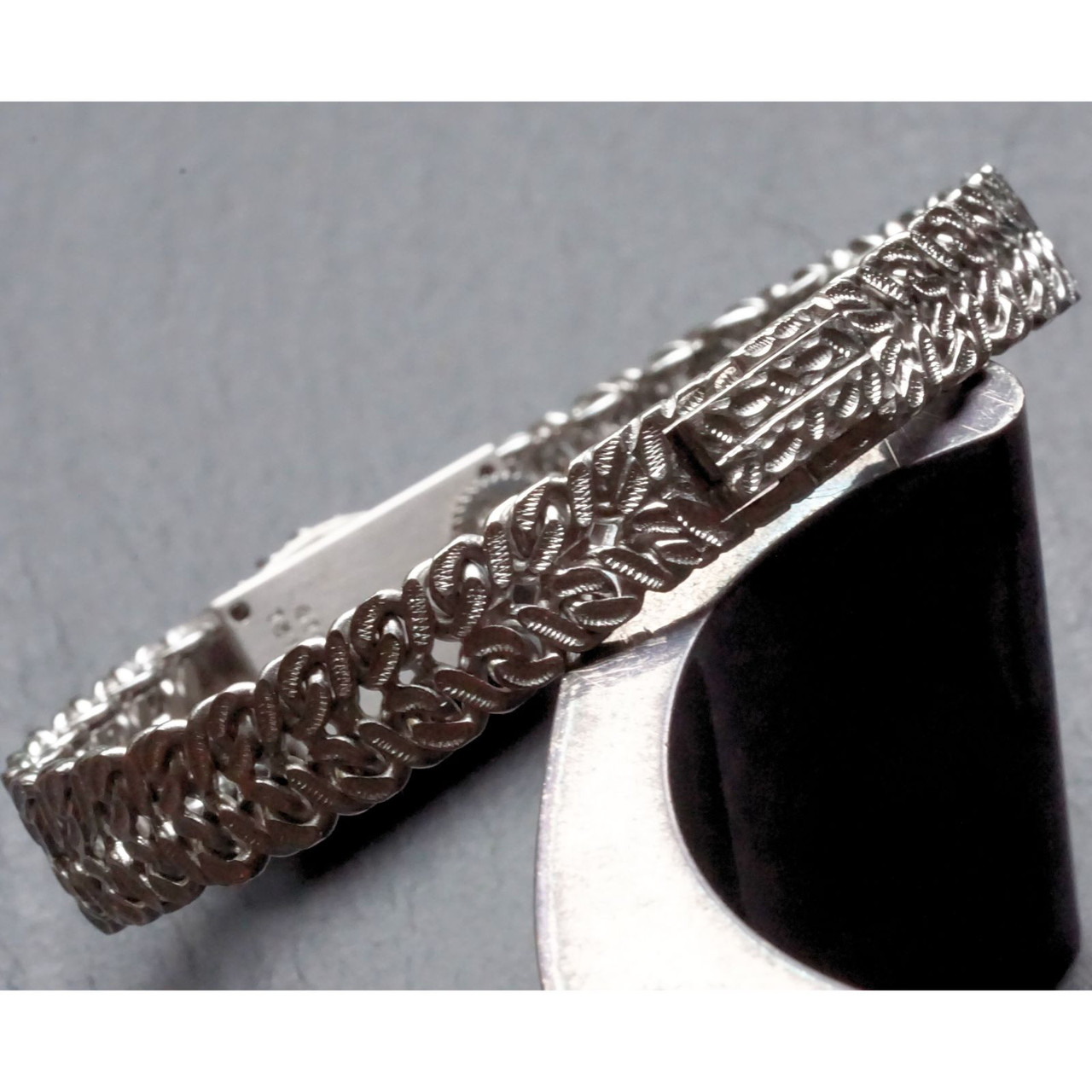 Piaget Diamond Bracelet Watch 18k White Gold Mid-1960s