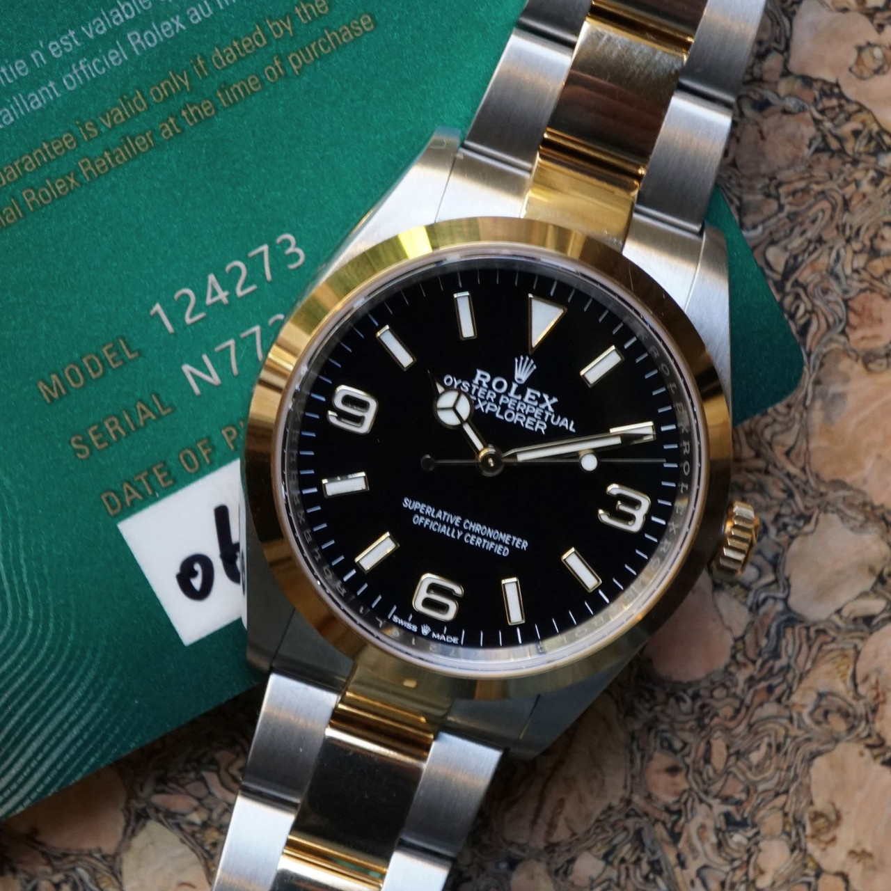 Rolex Explorer Ref. 124273 Steel & Gold 36mm 2021