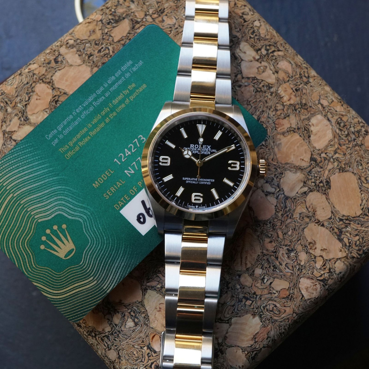 Rolex Explorer Ref. 124273 Steel & Gold 36mm 2021