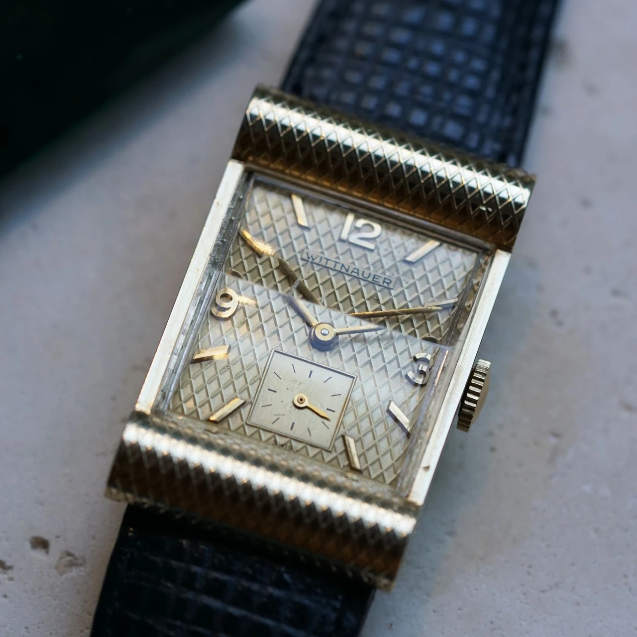 Vintage Wittnauer Watch Vintage Longines Wittnauer “St. Moritz”, Art Deco Tank  main image 2