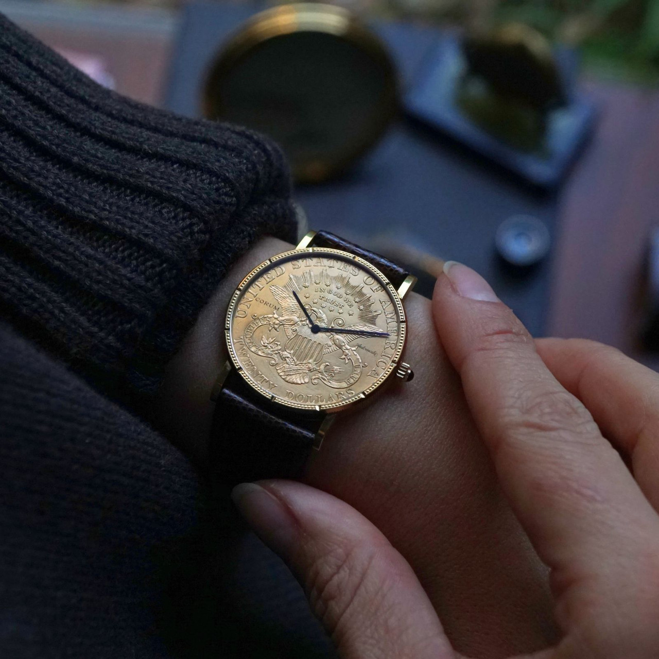 Corum $20 Dollar Liberty 1900 Coin Automatic 35mm 1990s