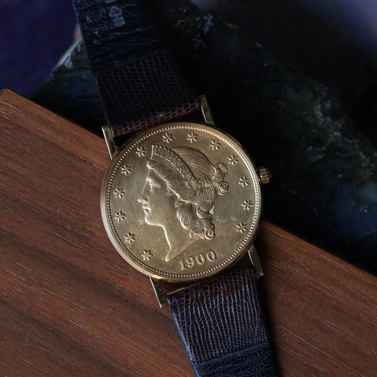 Corum $20 Dollar Liberty 1900 Coin Automatic 35mm 1990s