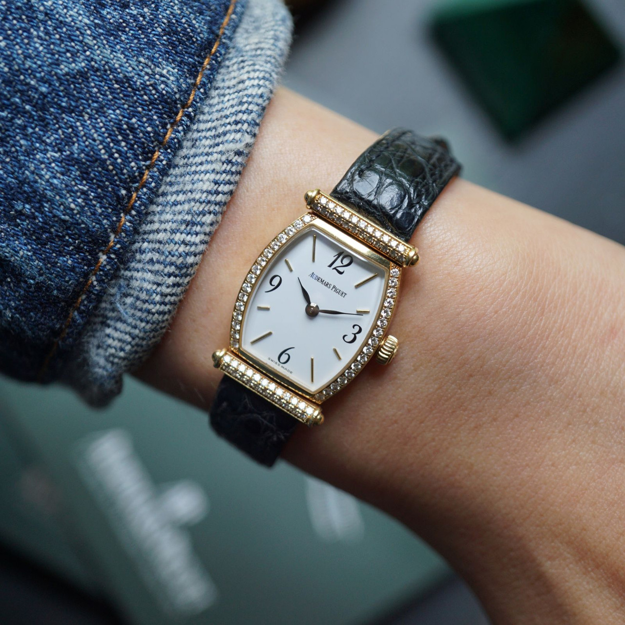 Audemars Piguet Carnegie 18k Gold & Diamonds Women's 2002